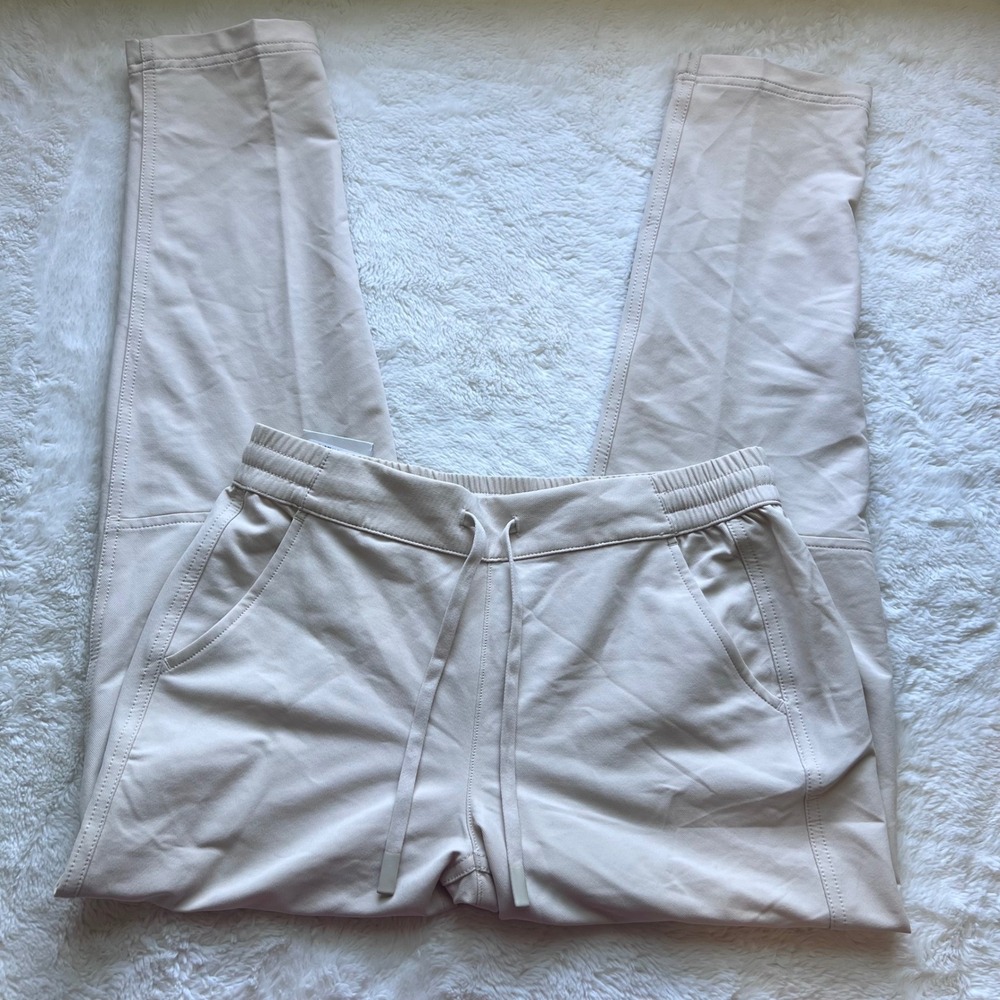 Alpine‎ Design Womens Mid Rise Tapered Hiking Pants Beige Size Small Drawstring